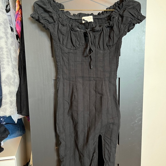 Kiss the Sky black bodycon dress - Picture 1 of 6